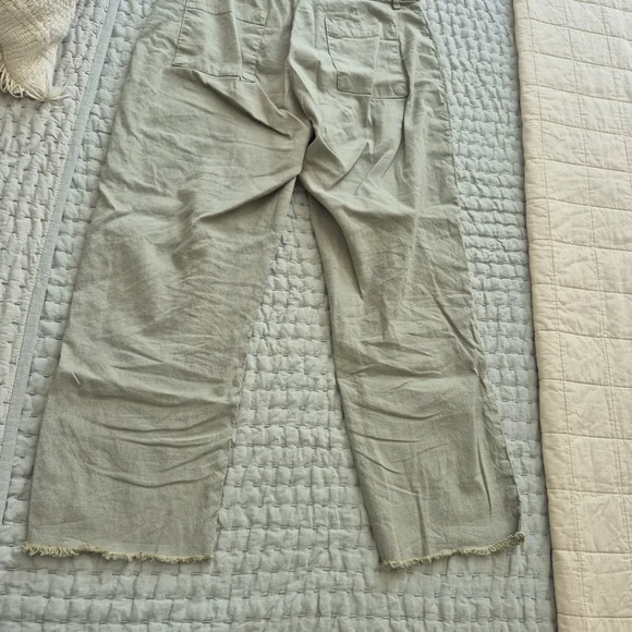 Frank & Eileen Olive Straight Leg Pants - Picture 3 of 5